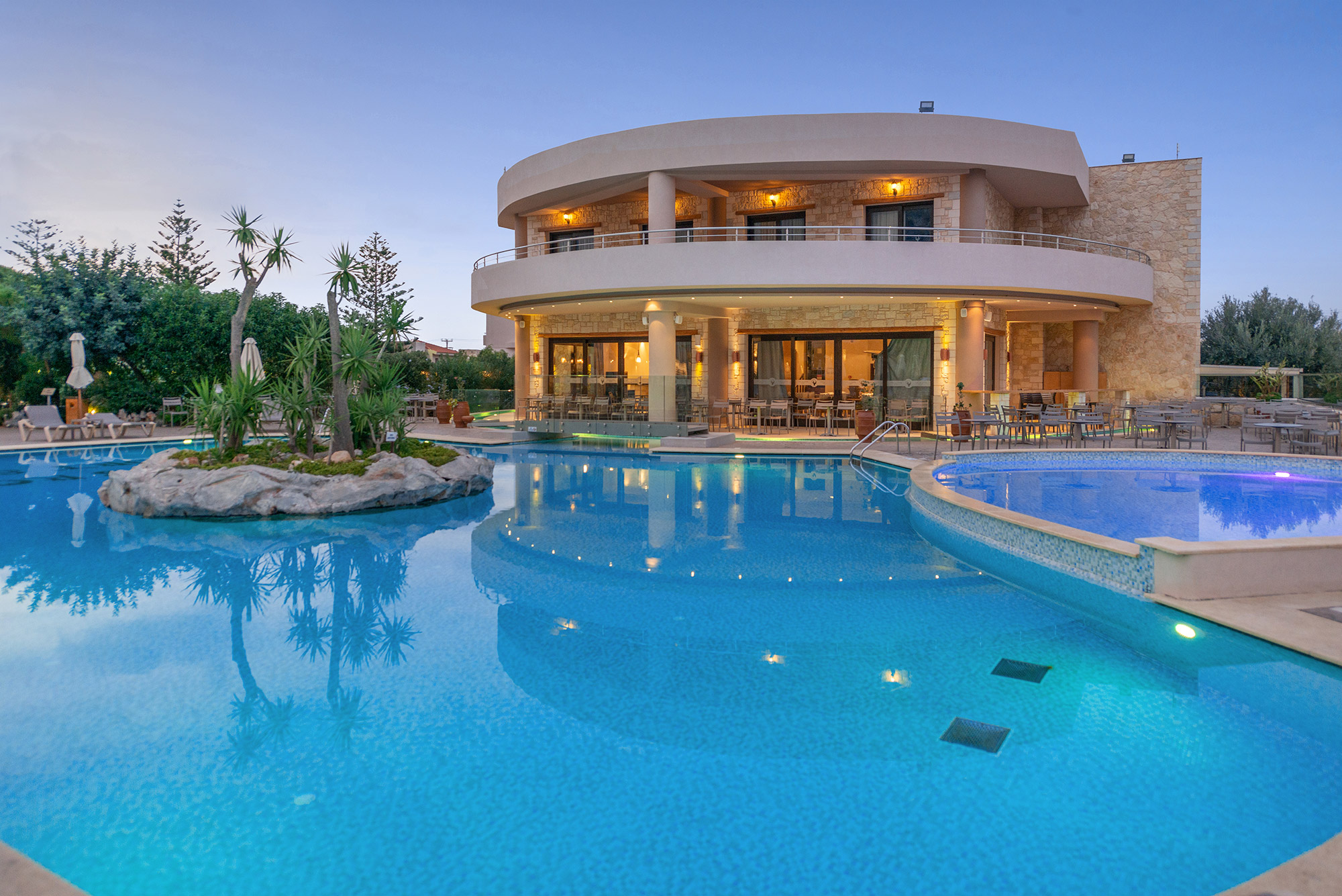 Exterior view from the hotel pool bar