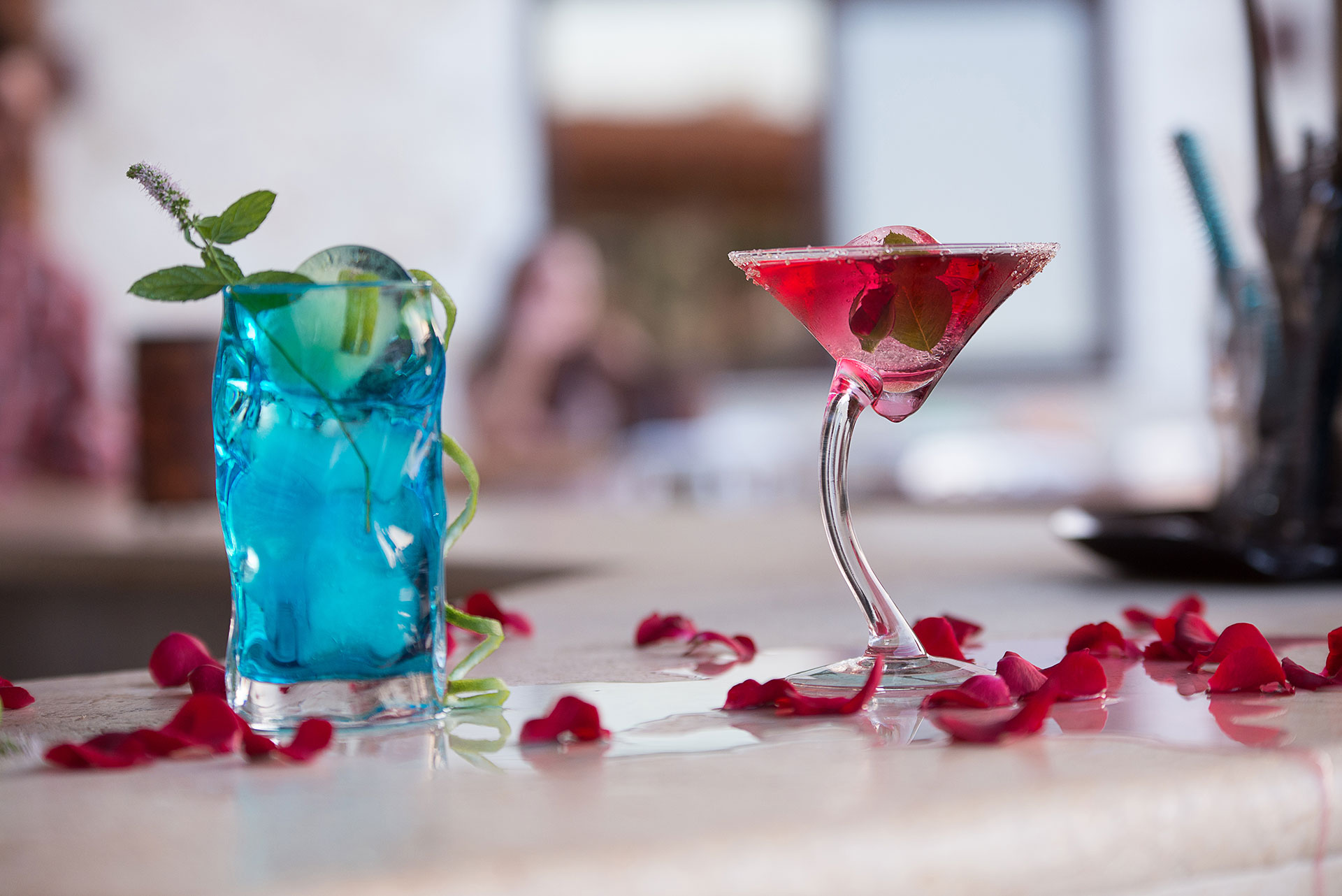 Κοκτέιλς από το μπάρ του ξενοδοχείου 