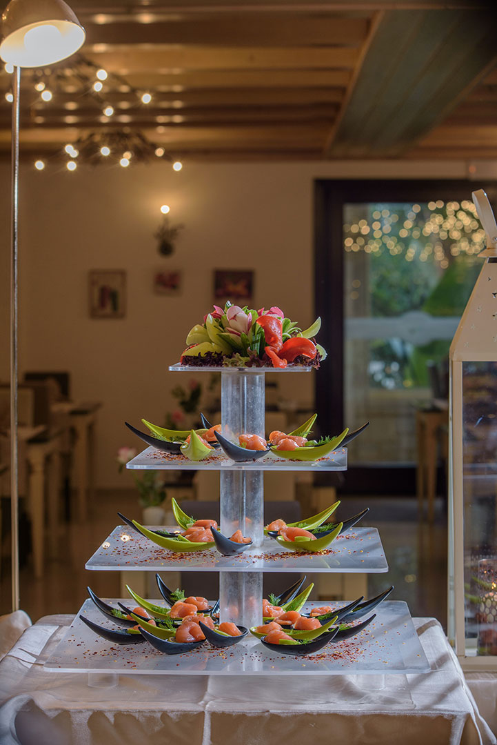 Διακοσμημένα μικρά γεύματα