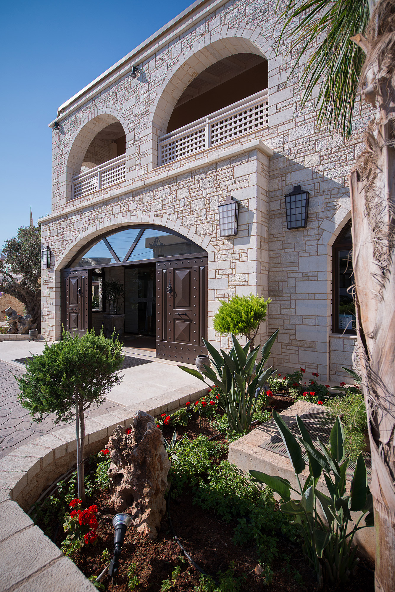 Resort entrance in Stalis Crete
